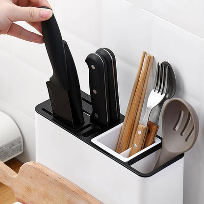 Kitchen Tableware Storage Holder Plastic Knife Rack