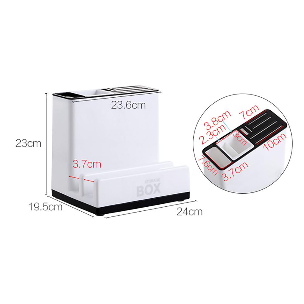 Kitchen Tableware Storage Holder Plastic Knife Rack