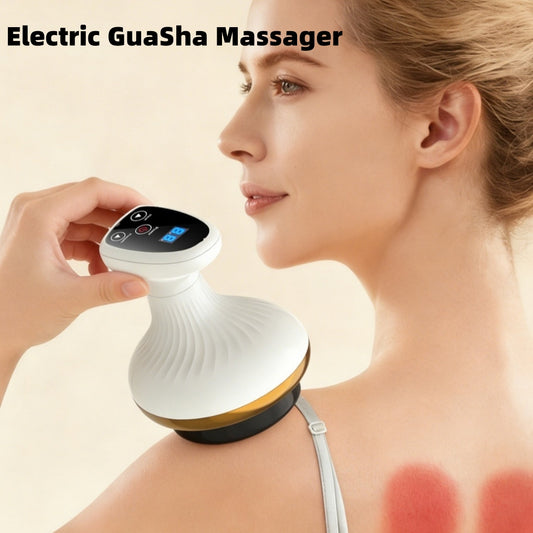 Electric Gua Sha Beauty Massager Cupping Meridian Brush